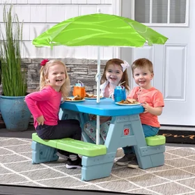Sun & Shade Picnic Table With Umbrella alternate view