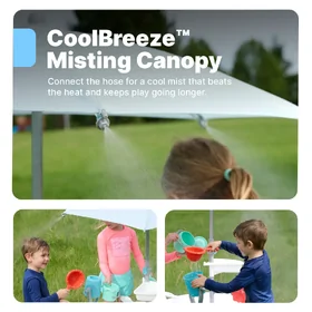 Sunshine Springs Splash Table with CoolBreeze Misting Canopy alternate view