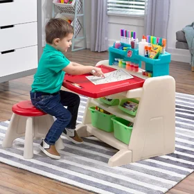 Flip and Doodle Easel Desk and Stool alternate view