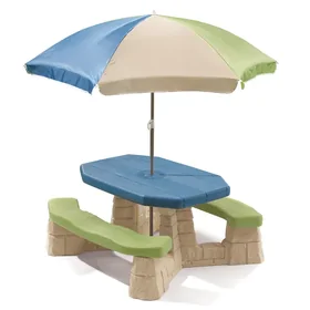 Picnic Table with Umbrella alternate view