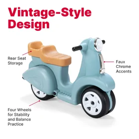 Ride Along Scooter - Aqua alternate view