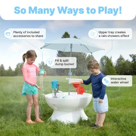 Sunshine Springs Splash Table with CoolBreeze Misting Canopy alternate view
