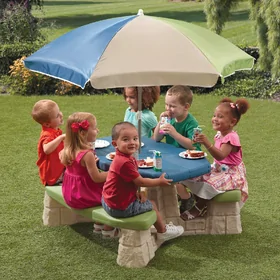 Picnic Table with Umbrella alternate view
