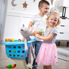 Little Helpers Shopping Cart - Blue alternate view