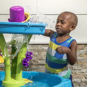 Summer Showers Splash Tower Water Table alternate view