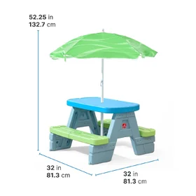 Sun & Shade Picnic Table With Umbrella alternate view