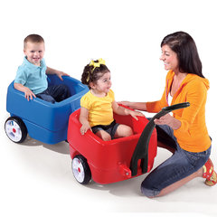 Step2 wagon for two plus best sale blue