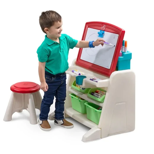 Flip and Doodle Easel Desk and Stool